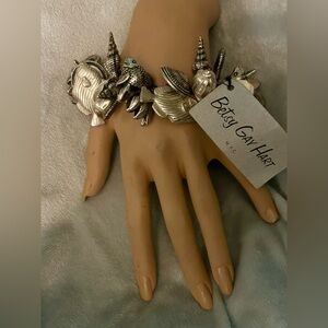 Vintage Betsy Gay Hart, Sea Life Bracelet